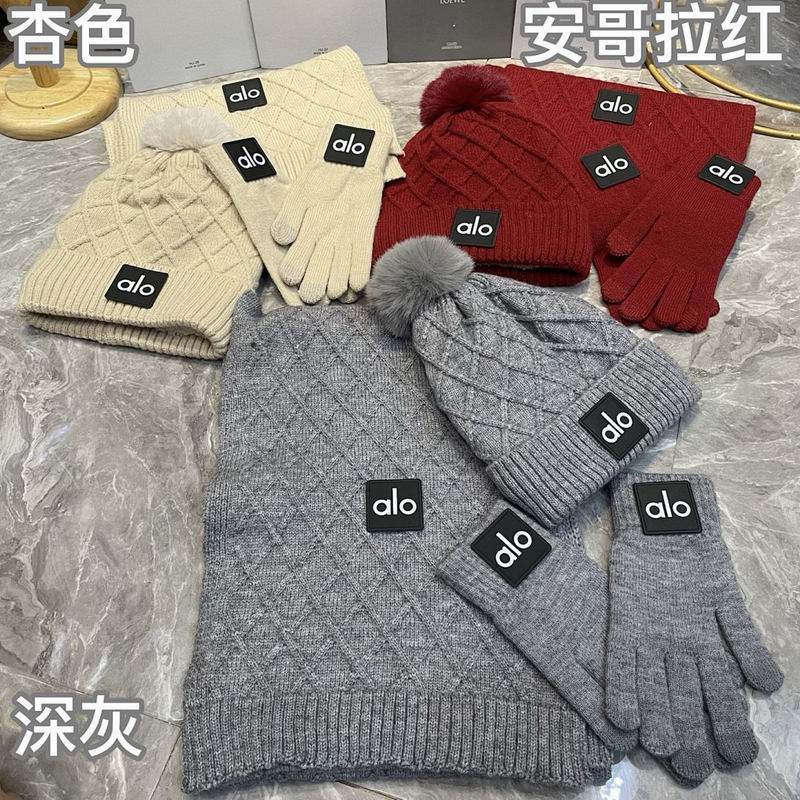 Alo Scarf Hat Gloves hm03